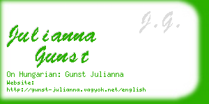 julianna gunst business card